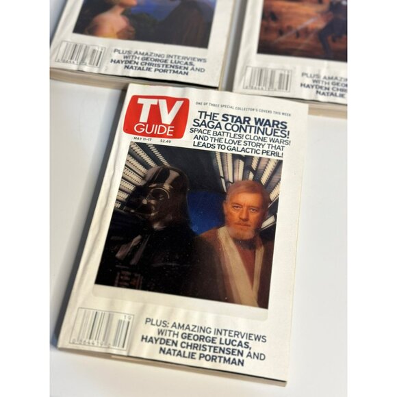 TV Guide May 11–Y2K Star-Wars Saga Continues Lenticular Cover Obi‑Wan / Anakin - Picture 2 of 6